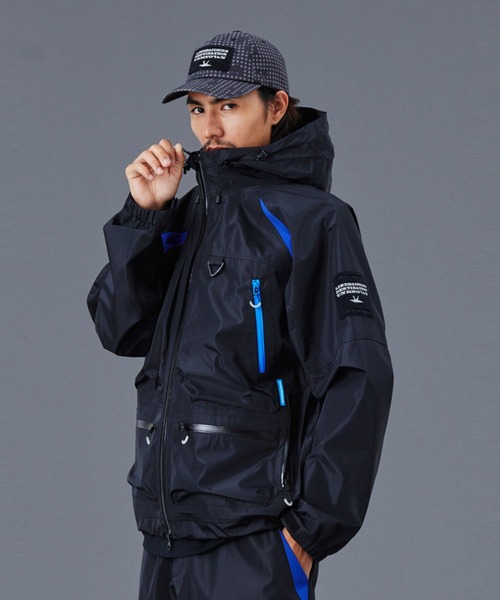 Liberaiders（リベレイダース）の「Liberaiders ALL CONDITIONS 3LAYER JACKET III（リベレイダース オールコンディションズ 3レイヤー ジャケット III）（ナイロンジャケット・メンズ・ブラック/カモフラージュ・X-LARGE/LARGE/MEDIUM/SMALL）」の18枚目の写真