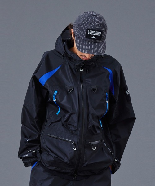 Liberaiders（リベレイダース）の「Liberaiders ALL CONDITIONS 3LAYER JACKET III（リベレイダース オールコンディションズ 3レイヤー ジャケット III）（ナイロンジャケット・メンズ・ブラック/カモフラージュ・X-LARGE/LARGE/MEDIUM/SMALL）」の19枚目の写真