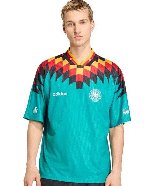 adidas(アディダス)の「adidas ドイツ代表 アウェイ レプリカ ユニフォーム 1994(ジャージ・メンズ・グリーン・XXL/L/M/XL)」の1枚目の写真