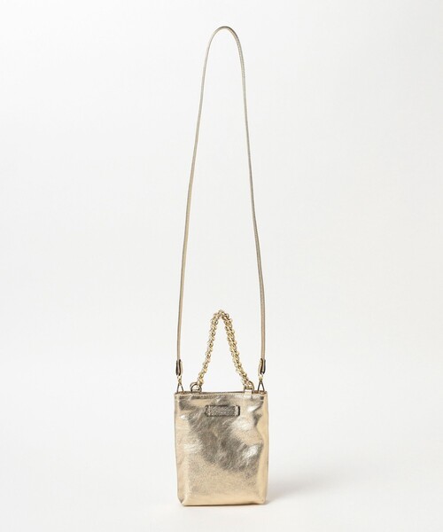 GIANNI CHIARINI / CAMILLA メタリック レザートート Demi-Luxe BEAMS｜GIANNI CHIARINI / CAMILLA メタリック レザートート
