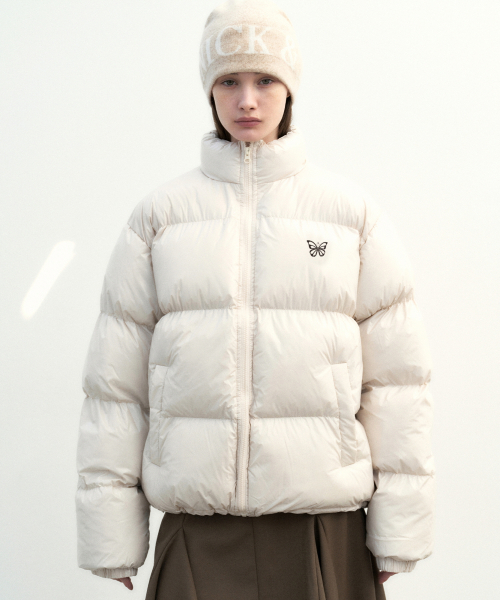 NICK&NICOLE(ニックアンドニコール)の「NICOLE BUTTERFLY GLOSSY PUFFER PADDING_CREAM(ダウンジャケット/コート・レディース・その他・MEDIUM/LARGE)」の1枚目の写真