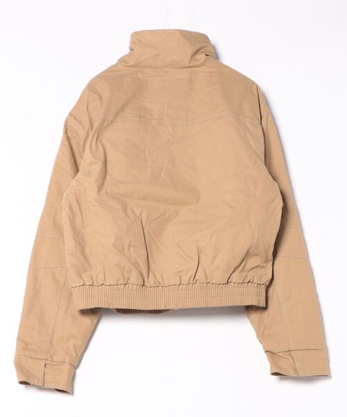 a.p.o.v.(エーピーオービー)の「a.p.o.v. 裏ボアダックオーバーサイズ短丈ミリタリーブルゾン(ブルゾン・メンズ・アイボリー/ブラック/ベージュ・ONESIZE)」の4枚目の写真