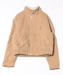 a.p.o.v.（エーピーオービー）の「a.p.o.v. 裏ボアダックオーバーサイズ短丈ミリタリーブルゾン（ブルゾン）」
