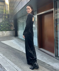 【ほぼ未使用】Majestic Velour Dress/S herlipto Majestic Velour Dress ブランド 品 通販