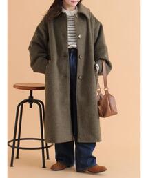 ehka sopo | ミニシャギーコート(その他アウター)