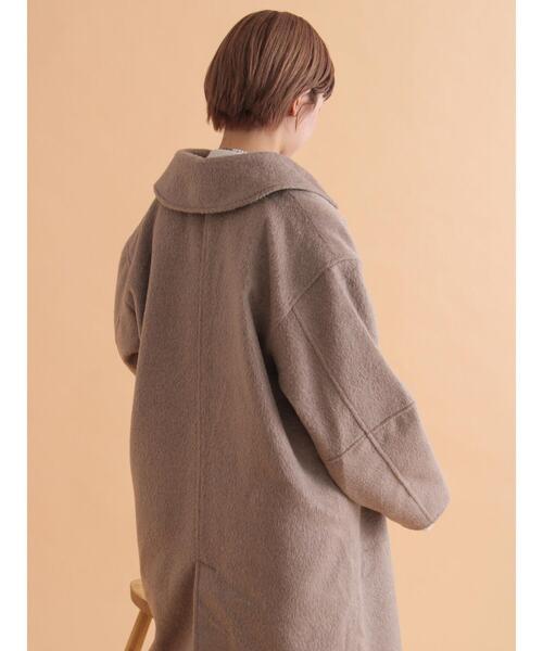 ehka sopo（エヘカソポ）の「ミニシャギーコート（その他アウター・レディース・カーキ/チャコールグレー/モカ・F）」の20枚目の写真