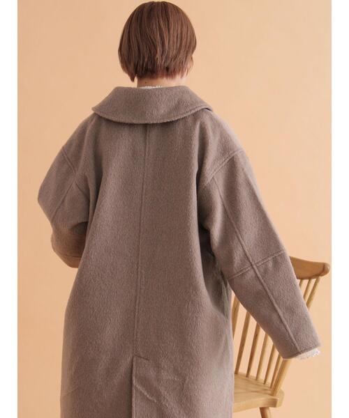 ehka sopo（エヘカソポ）の「ミニシャギーコート（その他アウター・レディース・カーキ/チャコールグレー/モカ・F）」の21枚目の写真