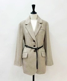 NOELA（ノエラ）の「ベルトセットウール混ジャコット（その他アウター）」