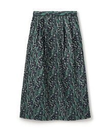 スカート（グリーン・カーキ/緑色系・花柄・ボタニカル柄