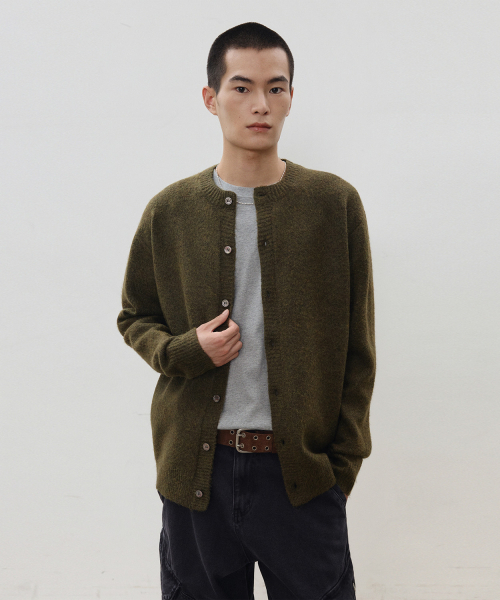 メンズ [ディーゼル] [Diesel] | Amazon カーディガン　Sサイズ ニット M-Asera カーキ Diesel ニット K-JONNY カーディガン トップス