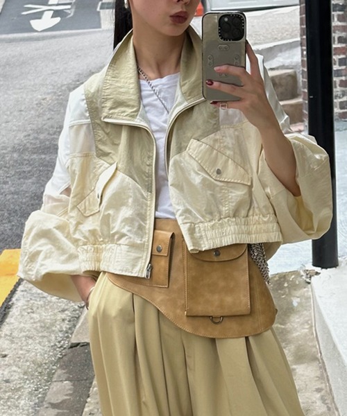 アメリヴィンテージDEFORM DOCKING NYLON JACKET DEFORM DOCKING NYLON JACKET（ナイロンジャケット）｜Ameri（アメリ