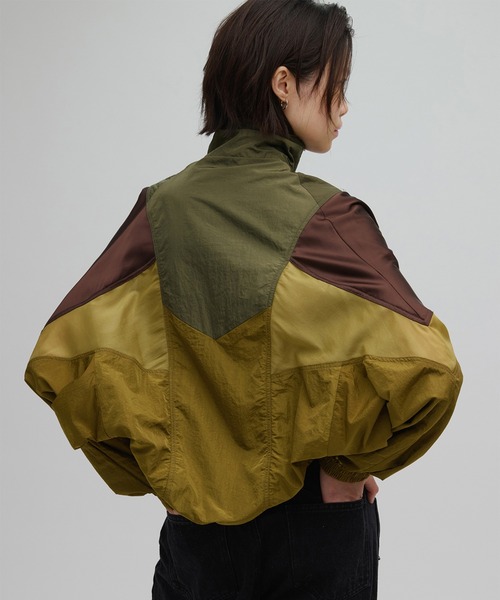 AMERI DEFORM DOCKING NYLON JACKETアイボリーM DEFORM DOCKING NYLON JACKET（ナイロンジャケット）｜Ameri（アメリ