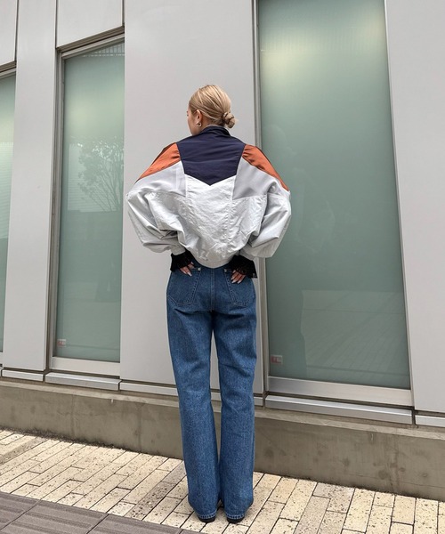 【新品未使用】DEFORM DOCKING NYLON JACKET ブルー M DEFORM DOCKING NYLON JACKET（ナイロンジャケット）｜Ameri（アメリ