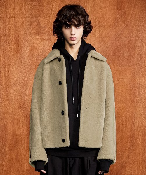 LMOOD(エルムード)の「ブレスムスタンファージャケットベージュ(ムートンコート・レディース・その他・46/48)」の3枚目の写真