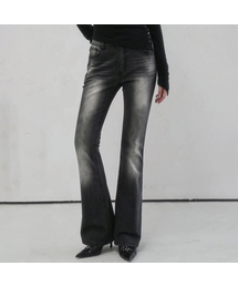 Vivacious（ビバシャス）の「Deau Bootscut Denim Pants BLACK（デニムパンツ）」