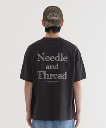 スロップニードル&スレッドグラフィックTシャツCharcoal