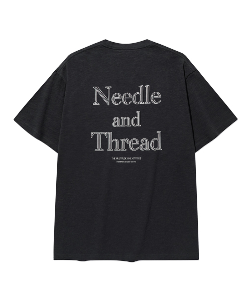 COVERNAT(カバーナット)の「スロップニードル&スレッドグラフィックTシャツCharcoal(Tシャツ/カットソー・レディース・その他・X-SMALL/SMALL/MEDIUM/LARGE/X-LARGE)」の3枚目の写真