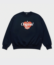 RESPECT（リスペクト）の「Original Sin crop crewneck (navy)（スウェット）」