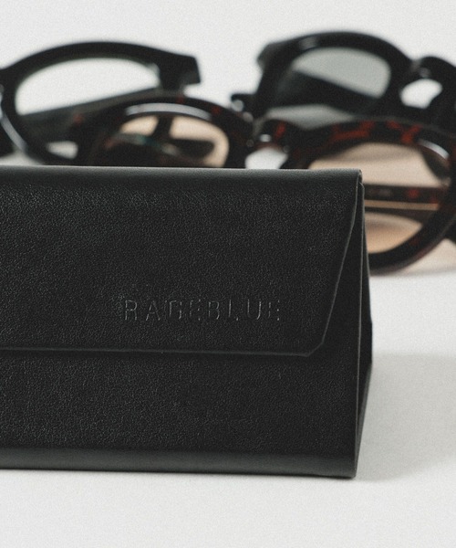RAGEBLUE（レイジブルー）の「ウェリントンメガネ（サングラス・メンズ・ブラック/その他8/ダークブラウン・FREE）」の5枚目の写真