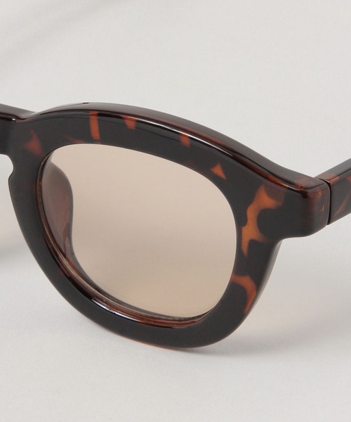 RAGEBLUE（レイジブルー）の「ウェリントンメガネ（サングラス・メンズ・ブラック/その他8/ダークブラウン・FREE）」の19枚目の写真