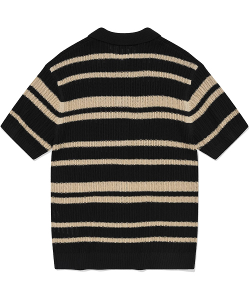 COVERNAT（カバーナット）の「ストライプクロシェハーフニットブラック（カーディガン/ボレロ・レディース・その他・MEDIUM/LARGE/X-LARGE/SMALL）」の2枚目の写真