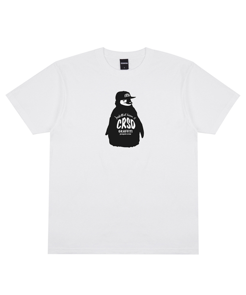 CREAM SODA LAB(クリームソーダラボ)の「ペンギンロゴホワイト半袖Tシャツ(Tシャツ/カットソー・レディース・その他・LARGE/MEDIUM/X-LARGE/XX-LARGE)」の1枚目の写真