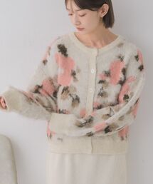 RETRO GIRL | 花柄起毛NTカーデ(カーディガン/ボレロ)