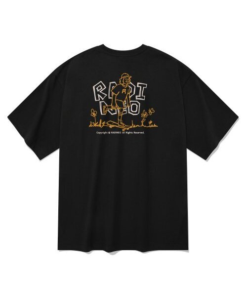 RADINEO(ラディネオ)の「エンボード 半袖Tシャツ ブラック(Tシャツ/カットソー・メンズ・その他・LARGE/MEDIUM/SMALL/X-LARGE)」の1枚目の写真