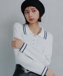 PAGEBOY | ハイショクラインポロニット(ニット/セーター)