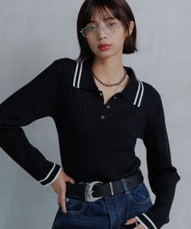 PAGEBOY | ハイショクラインポロニット(ニット/セーター)