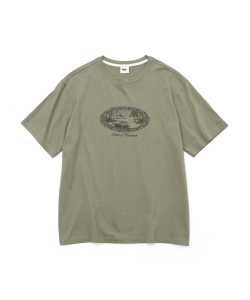 WMC(ダブリューエムシー)の「カントリウェイTシャツ_カーキ(Tシャツ/カットソー・レディース・カーキ・MEDIUM/LARGE/X-LARGE)」の1枚目の写真