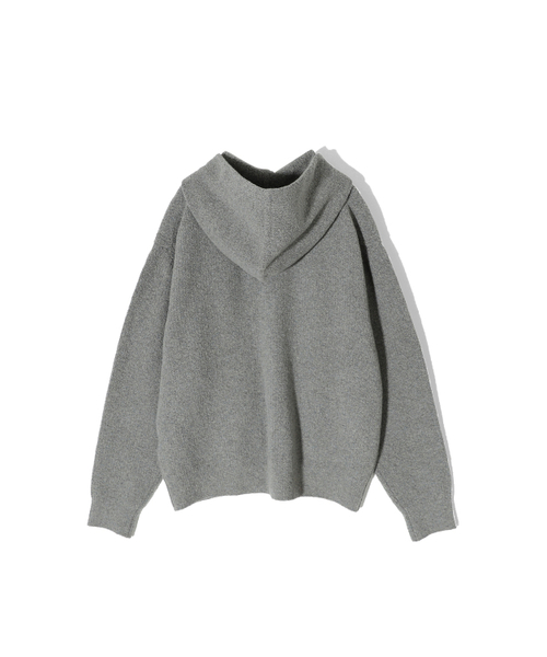 HORLISUN(ホーリーサン)の「Acorn Boucle Hood Knit Cardigan Multi Gray(カーディガン/ボレロ・メンズ・その他・MEDIUM/LARGE)」の3枚目の写真