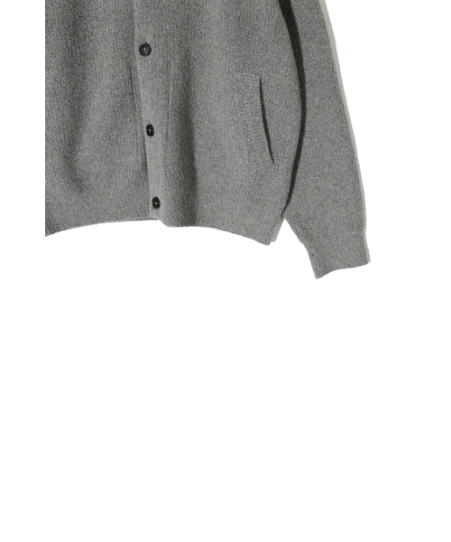 HORLISUN(ホーリーサン)の「Acorn Boucle Hood Knit Cardigan Multi Gray(カーディガン/ボレロ・メンズ・その他・MEDIUM/LARGE)」の4枚目の写真