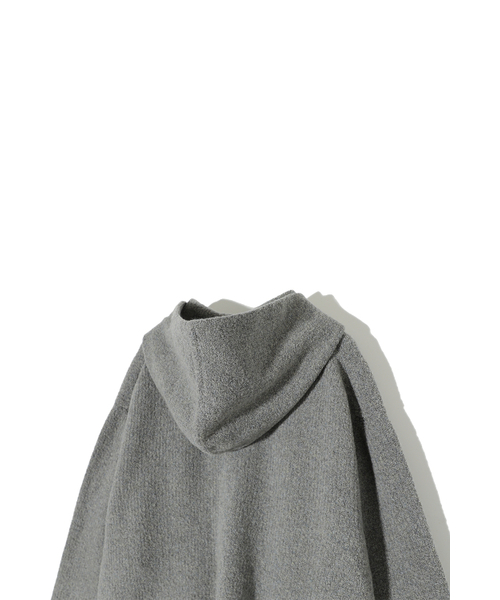 HORLISUN(ホーリーサン)の「Acorn Boucle Hood Knit Cardigan Multi Gray(カーディガン/ボレロ・メンズ・その他・MEDIUM/LARGE)」の6枚目の写真