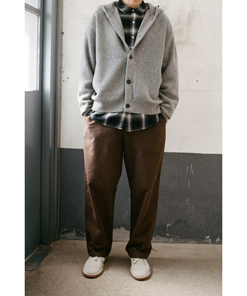 HORLISUN(ホーリーサン)の「Acorn Boucle Hood Knit Cardigan Multi Gray(カーディガン/ボレロ・メンズ・その他・MEDIUM/LARGE)」の12枚目の写真