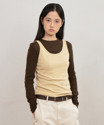 HOWUS LOGO SLEEVELESS (BUTTER YELLOW)