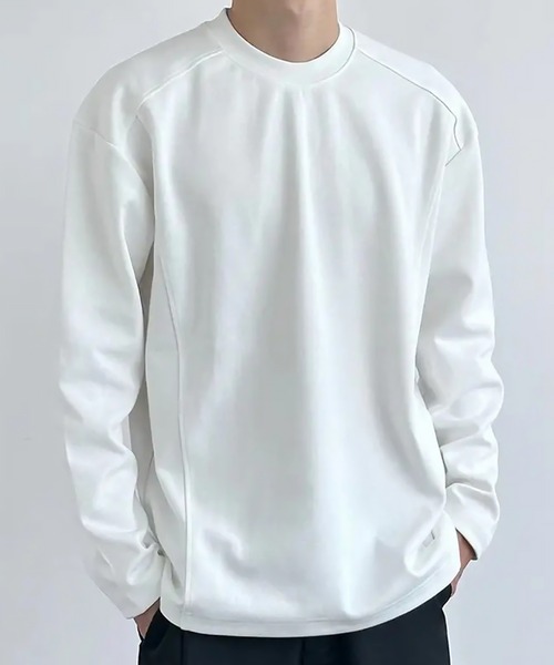 SBG(エスビー)の「SBG クルーネックルーズシルエットカットソー(Tシャツ/カットソー・メンズ・ホワイト/ブラック・MEDIUM/LARGE)」の1枚目の写真