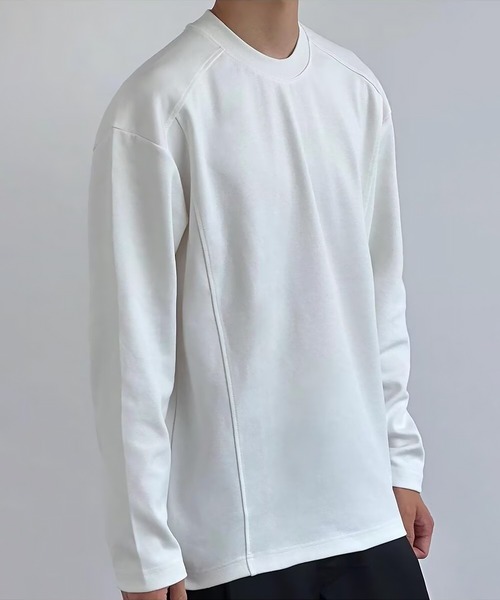 SBG(エスビー)の「SBG クルーネックルーズシルエットカットソー(Tシャツ/カットソー・メンズ・ホワイト/ブラック・MEDIUM/LARGE)」の5枚目の写真
