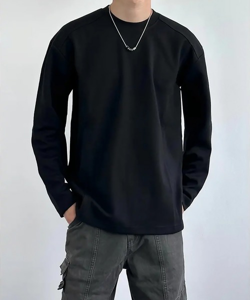 SBG(エスビー)の「SBG クルーネックルーズシルエットカットソー(Tシャツ/カットソー・メンズ・ホワイト/ブラック・MEDIUM/LARGE)」の10枚目の写真