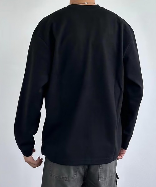 SBG(エスビー)の「SBG クルーネックルーズシルエットカットソー(Tシャツ/カットソー・メンズ・ホワイト/ブラック・MEDIUM/LARGE)」の8枚目の写真