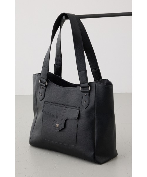 AZUL by moussy（アズールバイマウジー）の「ウエスタンスタイルショルダーバッグ（トートバッグ・メンズ・カーキ/ブラック・FREE）」の6枚目の写真