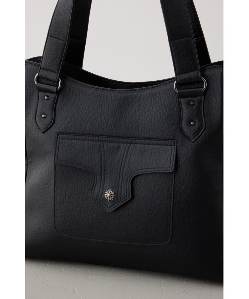 AZUL by moussy（アズールバイマウジー）の「ウエスタンスタイルショルダーバッグ（トートバッグ・メンズ・カーキ/ブラック・FREE）」の9枚目の写真