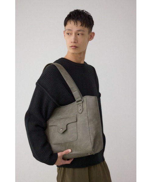 AZUL by moussy（アズールバイマウジー）の「ウエスタンスタイルショルダーバッグ（トートバッグ・メンズ・カーキ/ブラック・FREE）」の16枚目の写真