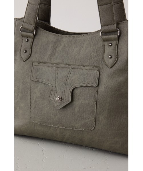 AZUL by moussy（アズールバイマウジー）の「ウエスタンスタイルショルダーバッグ（トートバッグ・メンズ・カーキ/ブラック・FREE）」の21枚目の写真