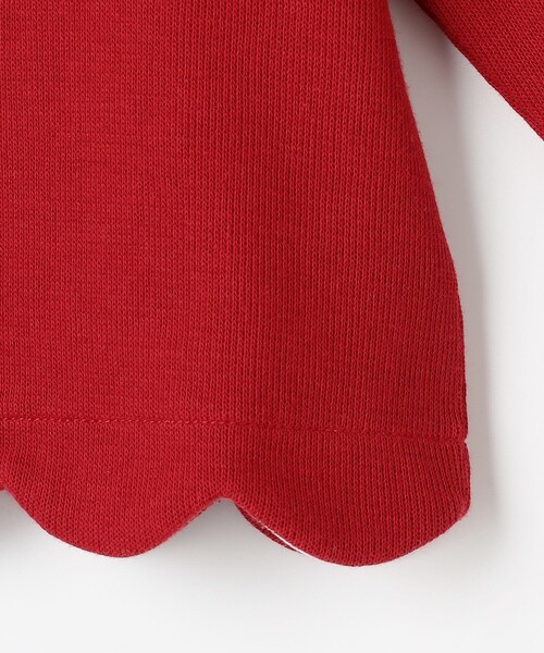 ANY(エニィ)の「【Strawberry Collection】スナップボタン カーディガン(カーディガン/ボレロ・キッズ・レッド系・90/100/110/120/130)」の5枚目の写真