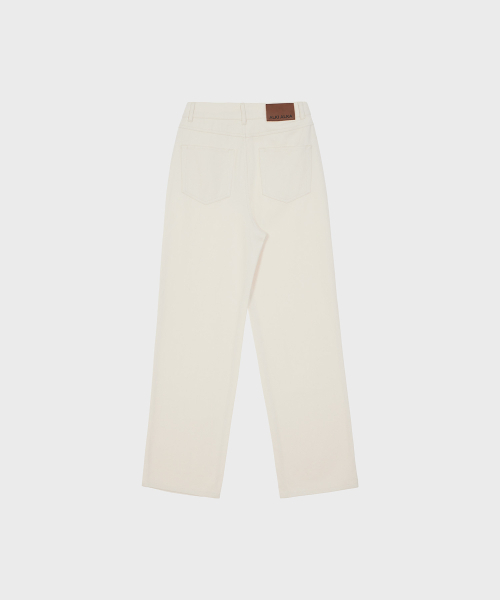 ALKI ALKA（アルキアルカ）の「Wide Cotton Pants (Ivory)（その他パンツ・レディース・アイボリー・SMALL/MEDIUM）」の2枚目の写真