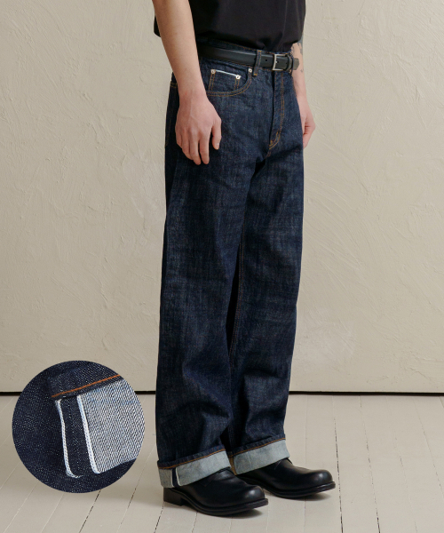 DENMADE(デンメイド)の「DEN0861 Selvedge Wide Fit (Mid Indigo)(デニムパンツ・メンズ・その他・S/M/L/XL)」の20枚目の写真