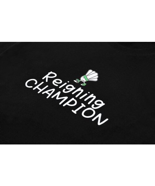 MESTARI(メスタリ)の「バドミントン RC Tシャツ 男女共用 半袖Tシャツ CT3001 ブラック(Tシャツ/カットソー・メンズ・その他・SMALL/MEDIUM/LARGE/X-LARGE/XX-LARGE/X-SMALL)」の2枚目の写真