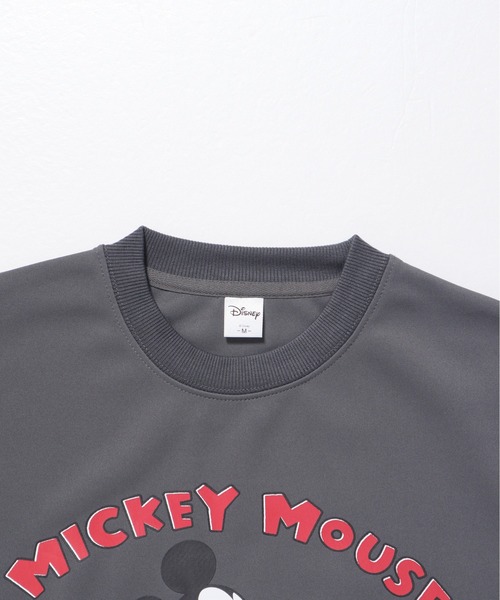 Disney（ディズニー）の「【DISNEY/ディズニー】ミッキーマウス　ダンボールニットクルーネックプリントトレーナー/ユニセックス（スウェット・レディース・スミクロ/オートミール/ネイビー/ライトグリーン・MEDIUM/LARGE）」の16枚目の写真