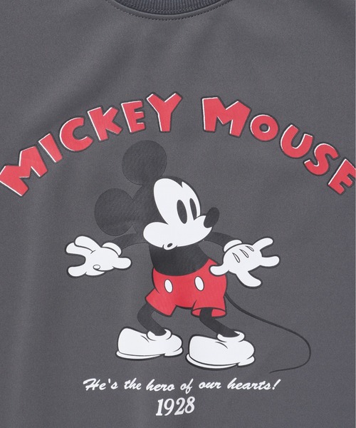 Disney（ディズニー）の「【DISNEY/ディズニー】ミッキーマウス　ダンボールニットクルーネックプリントトレーナー/ユニセックス（スウェット・レディース・スミクロ/オートミール/ネイビー/ライトグリーン・MEDIUM/LARGE）」の15枚目の写真